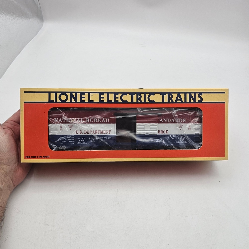 Lionel TTOS US Dept Of Commerce Box Car O Gauge NBS Weight Car Limited 6-52098